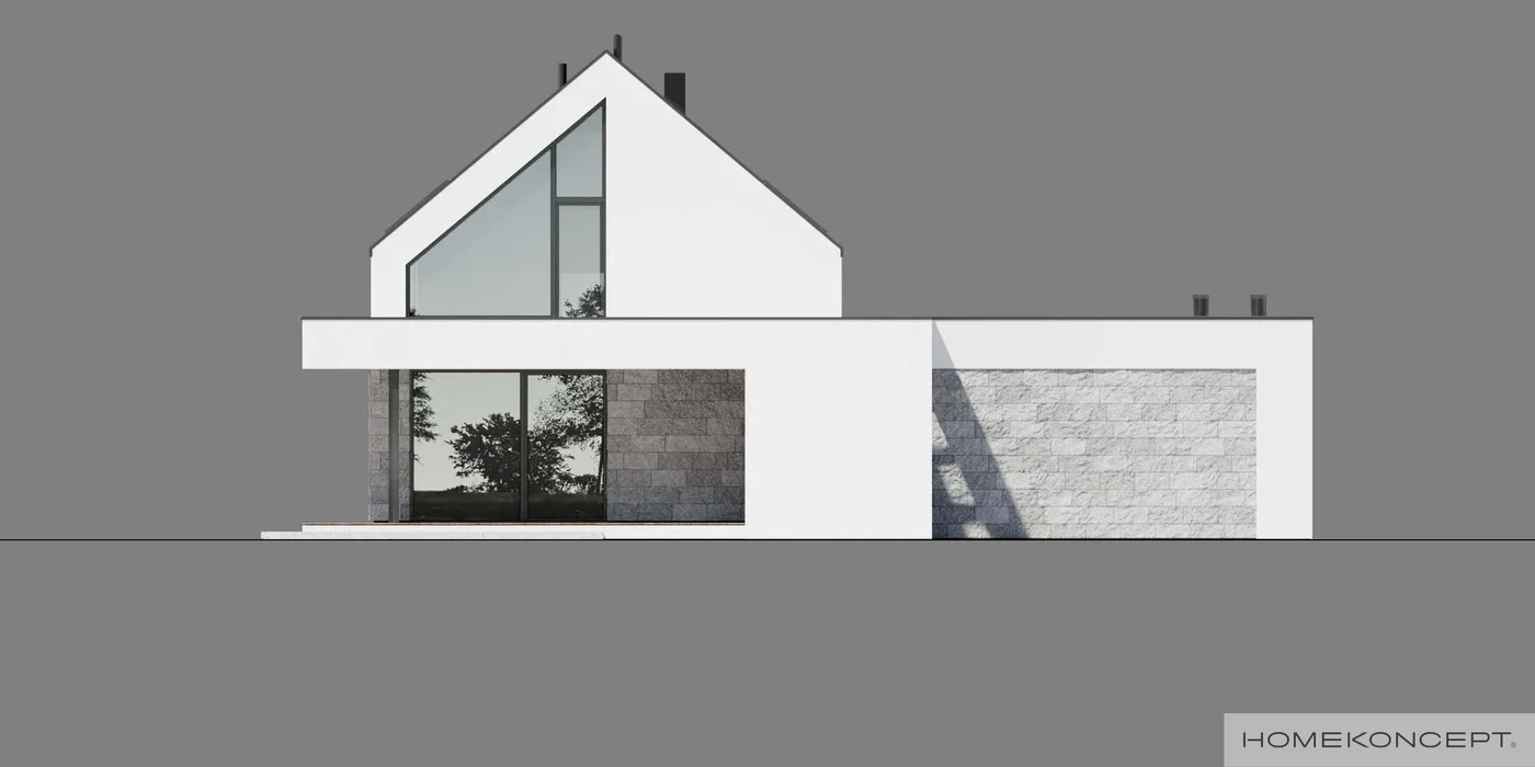 Elewacja boczna lewa