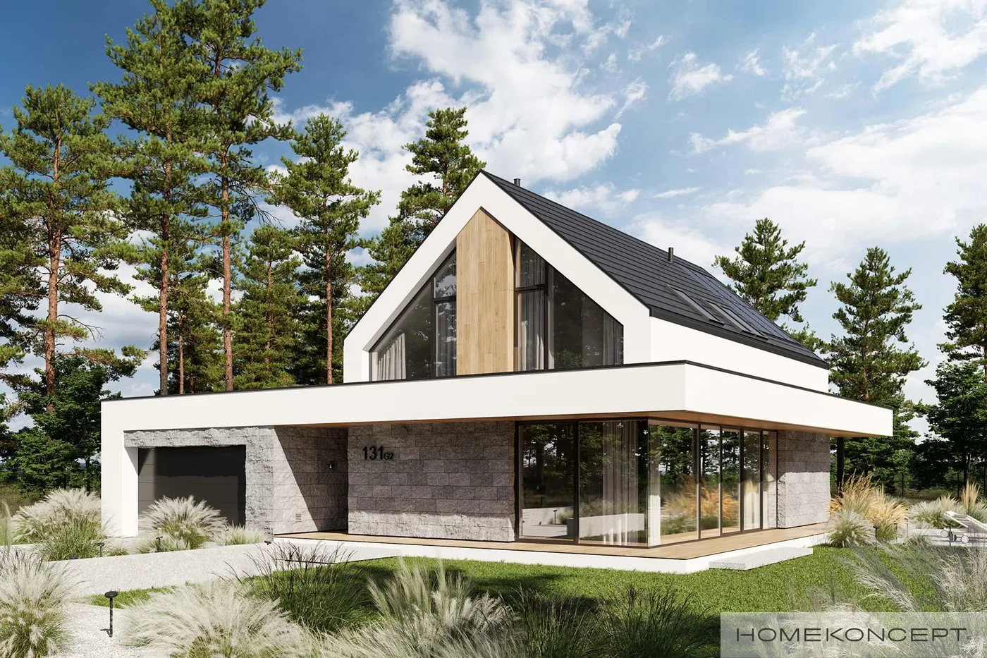 Wizualizacja HOMEKONCEPT 131 G2 - zdjęcie 2