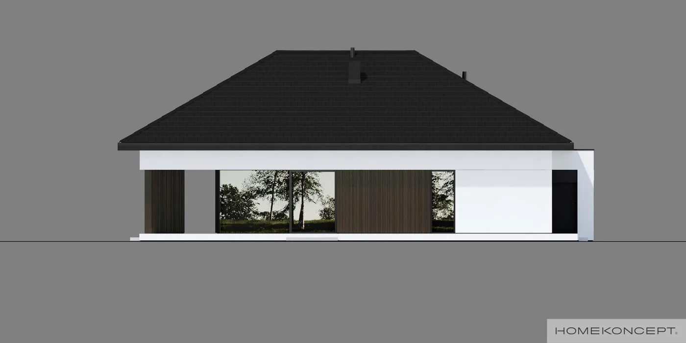 Elewacja boczna lewa