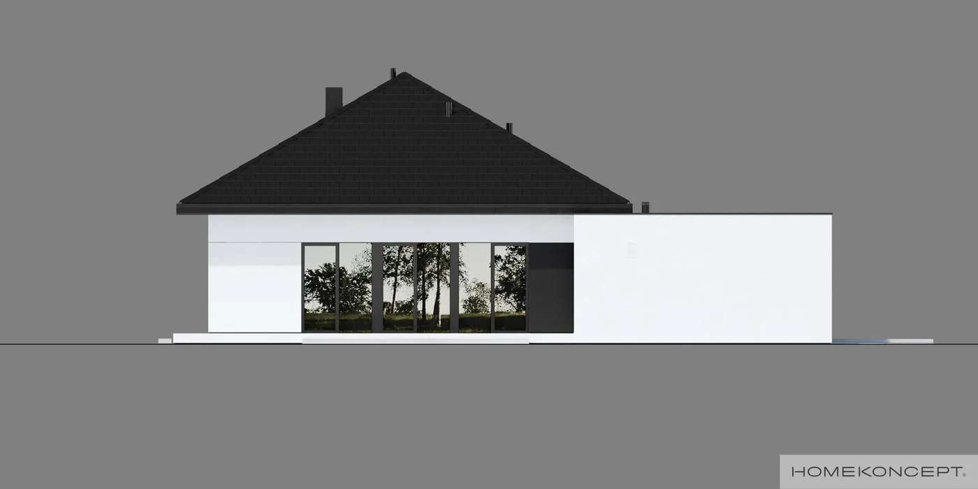 Elewacja boczna prawa