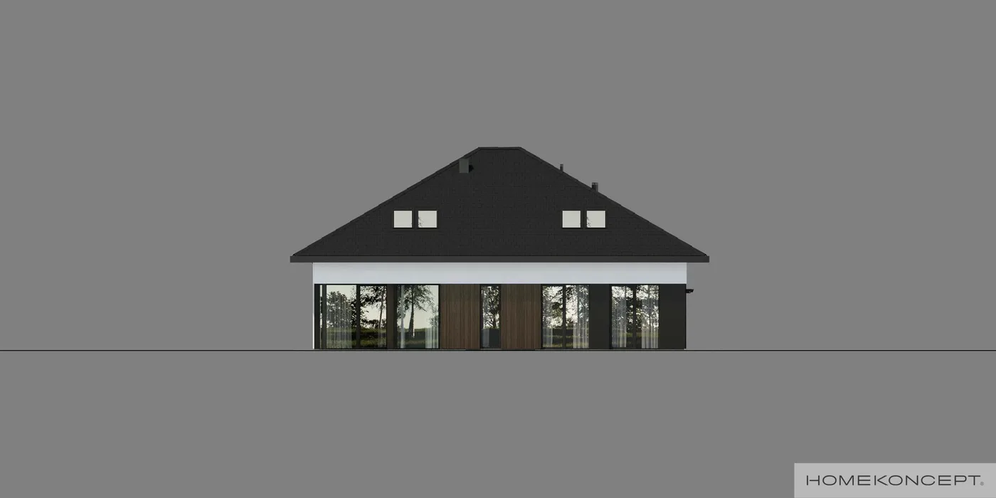 Elewacja boczna lewa