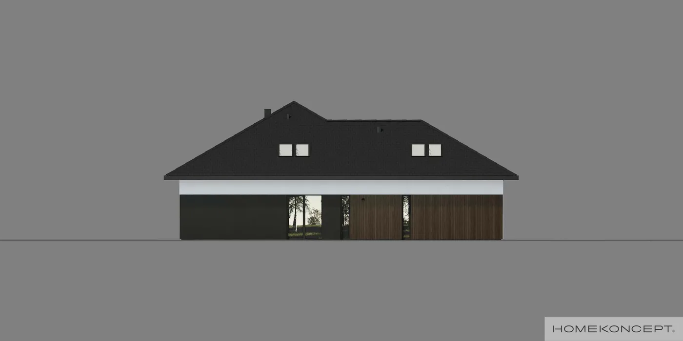 Elewacja boczna prawa