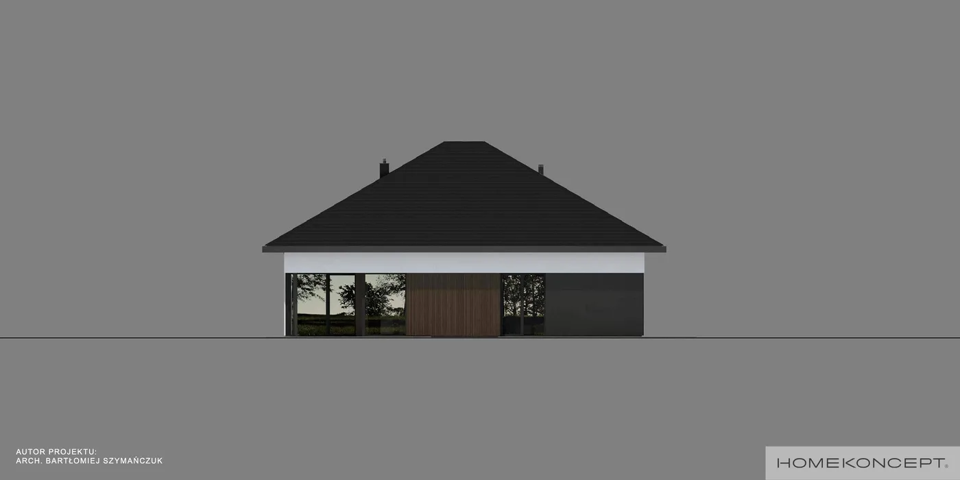 Elewacja boczna lewa