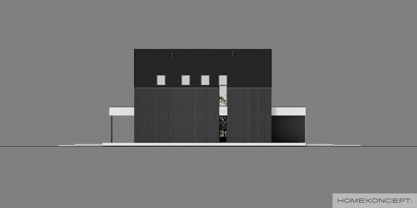 Elewacja boczna prawa