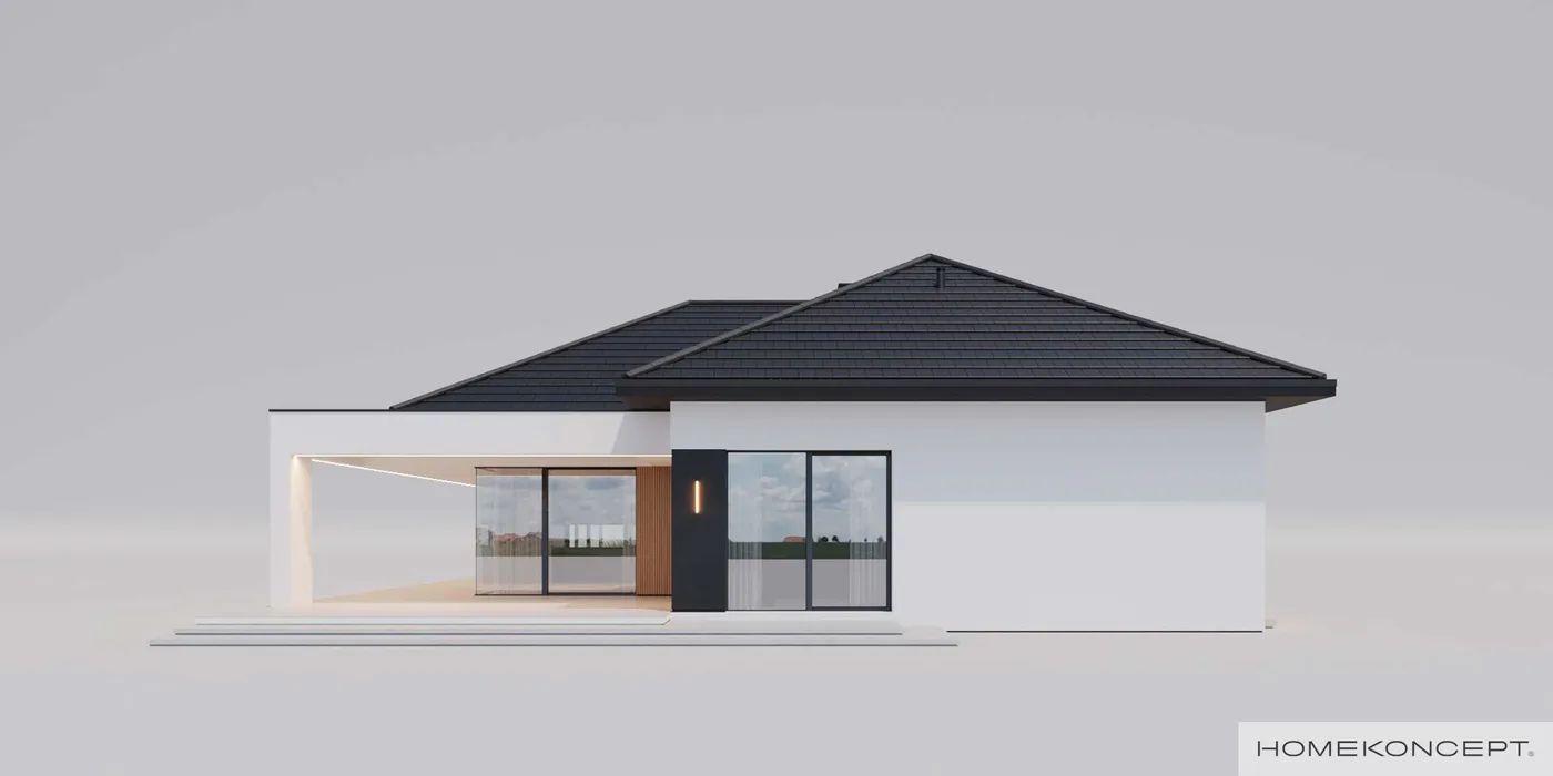 Elewacja boczna lewa