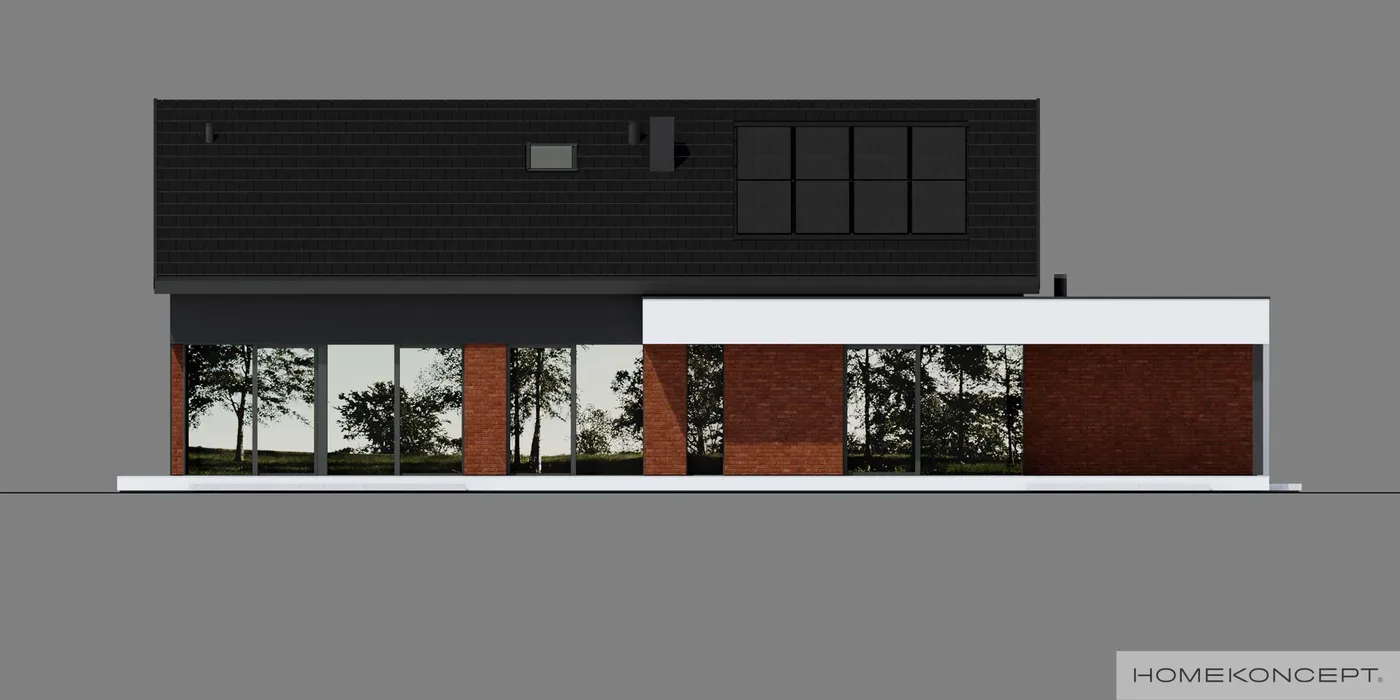 Elewacja boczna lewa