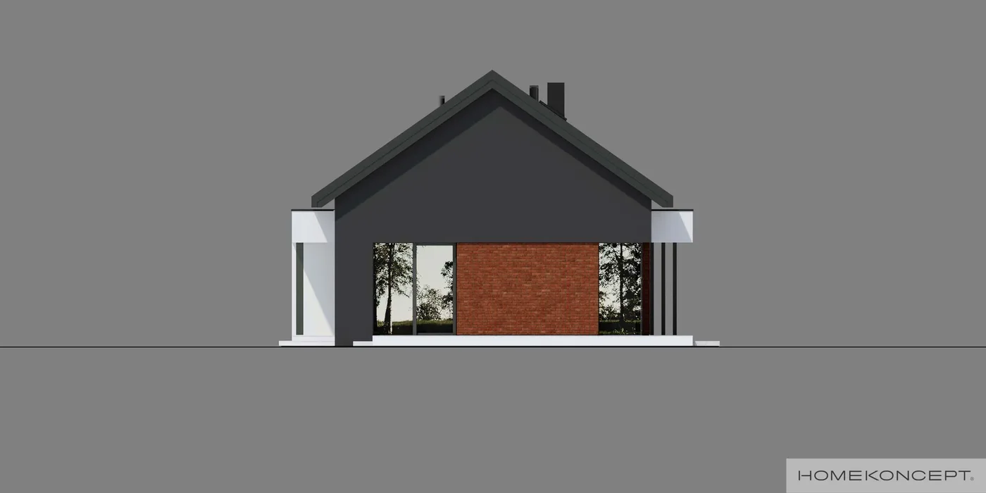 Elewacja boczna prawa