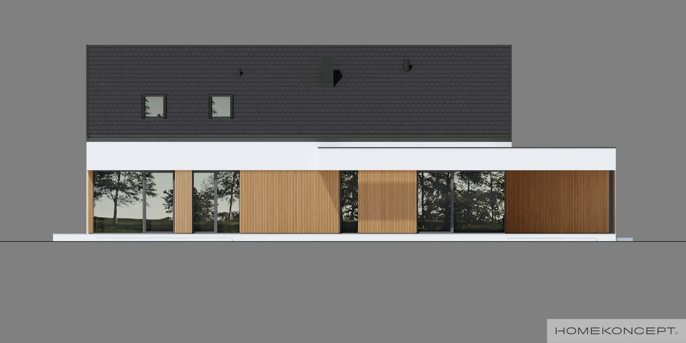 Elewacja boczna lewa