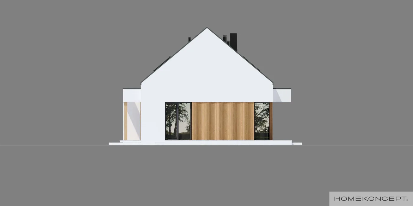 Elewacja boczna prawa