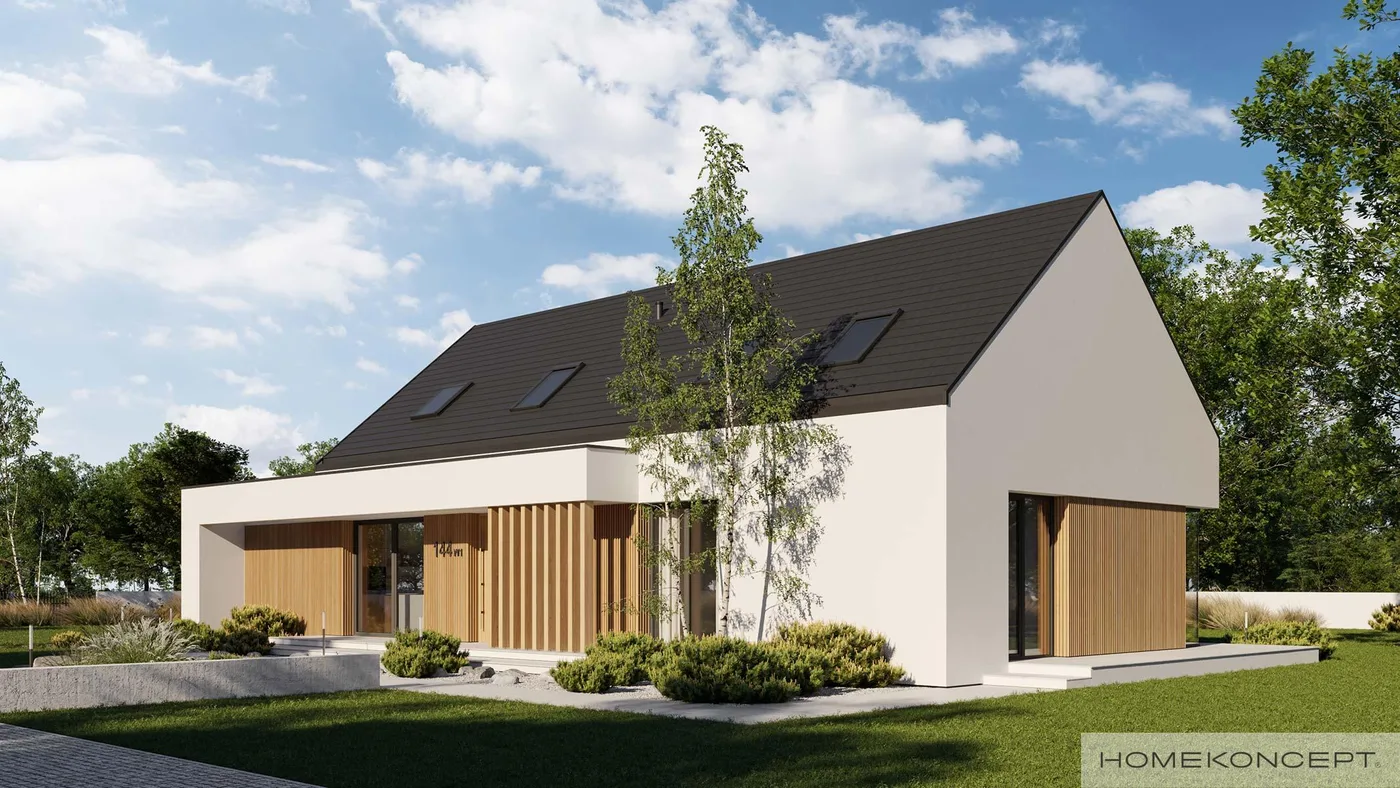 Wizualizacja HOMEKONCEPT 144 wariant 01 - zdjęcie 3