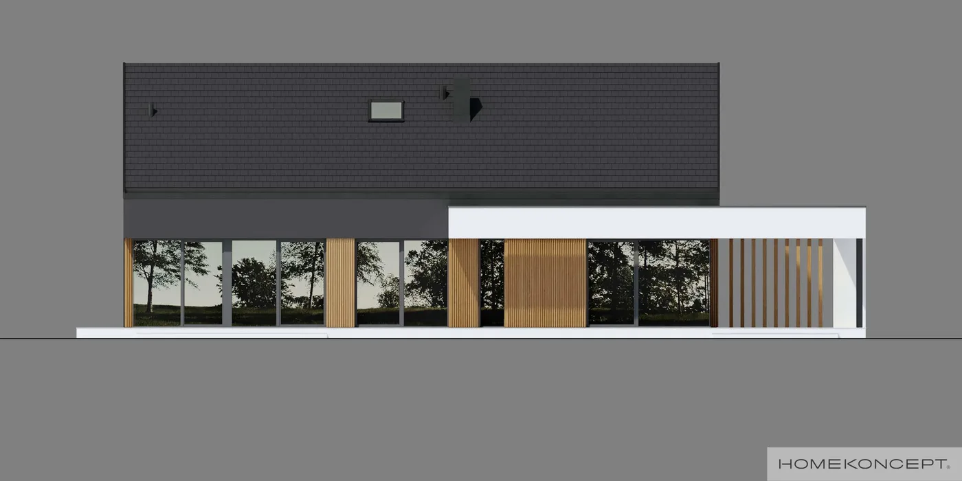 Elewacja boczna lewa