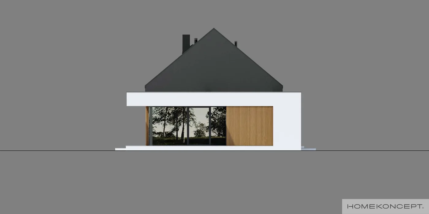 Elewacja boczna prawa