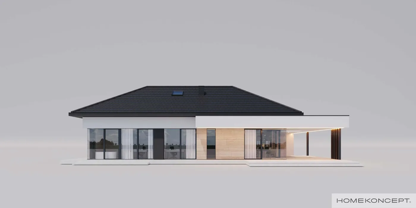 Elewacja boczna prawa