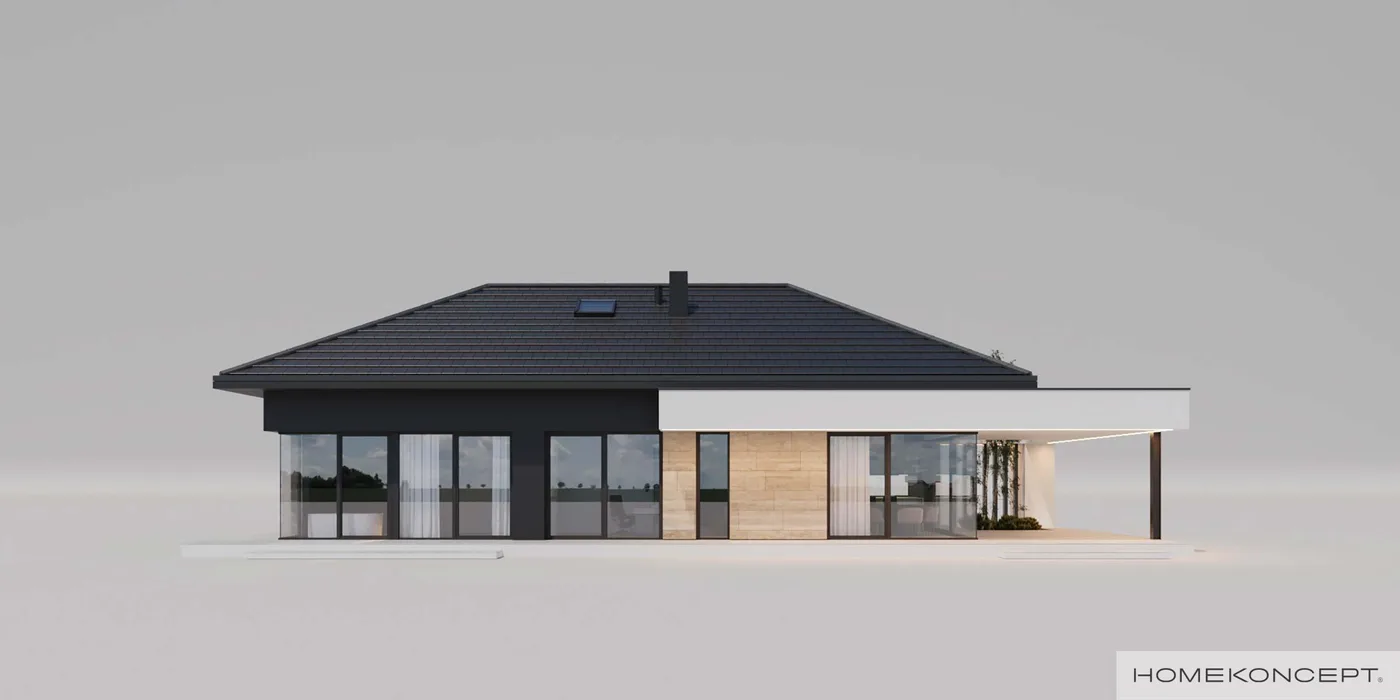 Elewacja boczna lewa