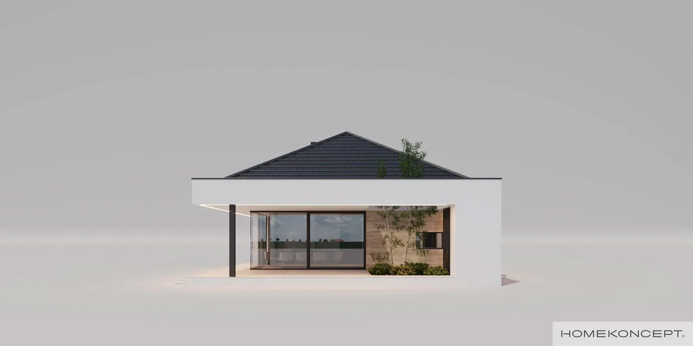 Elewacja boczna prawa