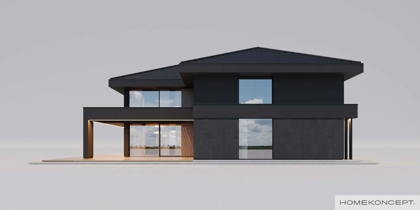 Elewacja boczna lewa