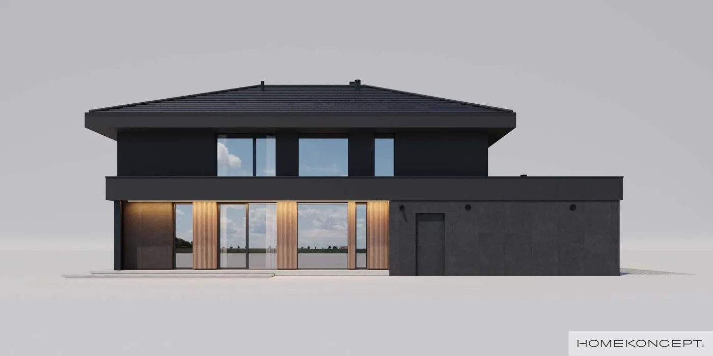 Elewacja boczna prawa