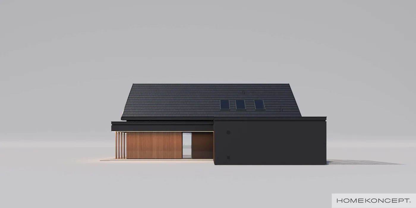 Elewacja boczna prawa