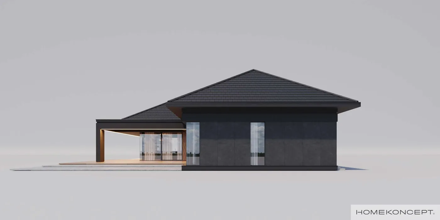 Elewacja boczna lewa