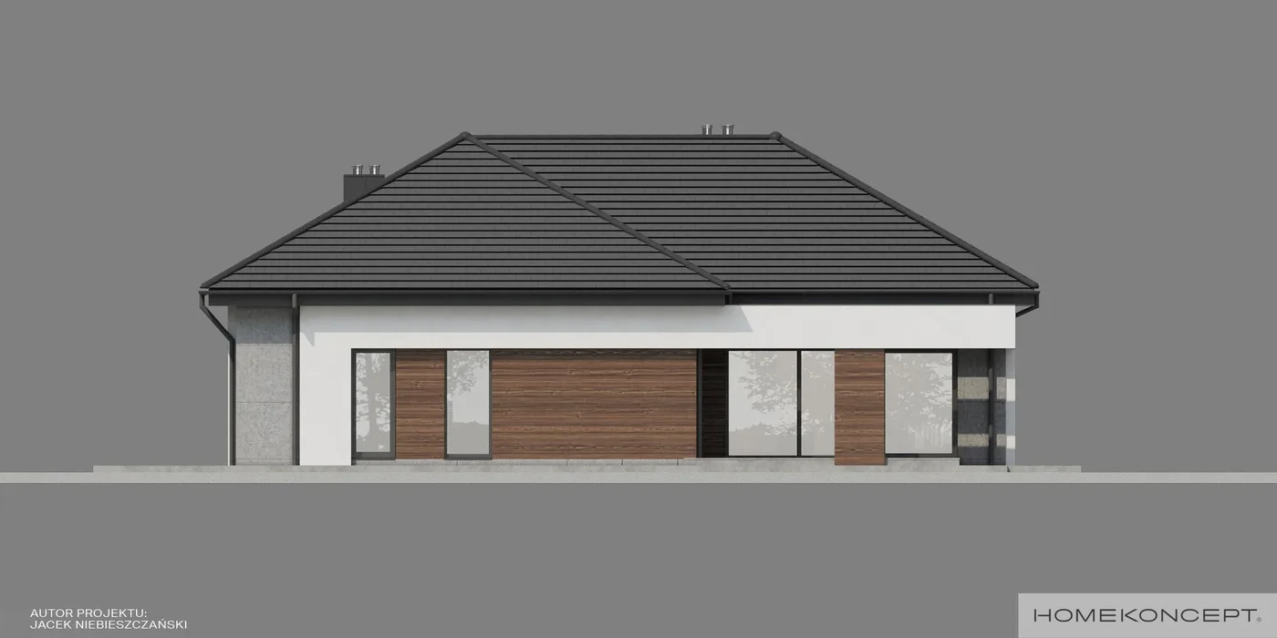 Elewacja boczna lewa