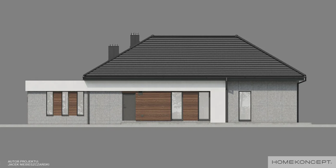 Elewacja boczna prawa