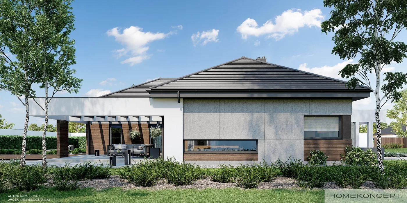 Wizualizacja HOMEKONCEPT 26 wariant 02 - zdjęcie 3
