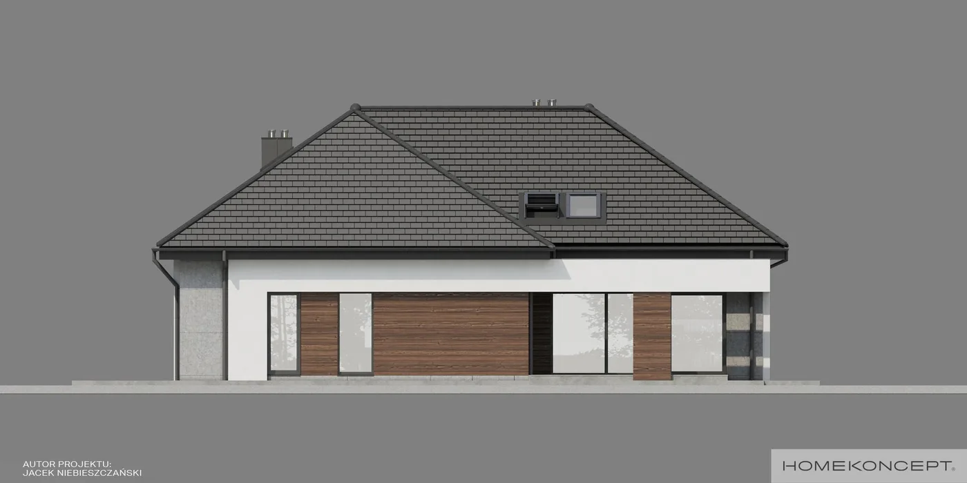 Elewacja boczna lewa