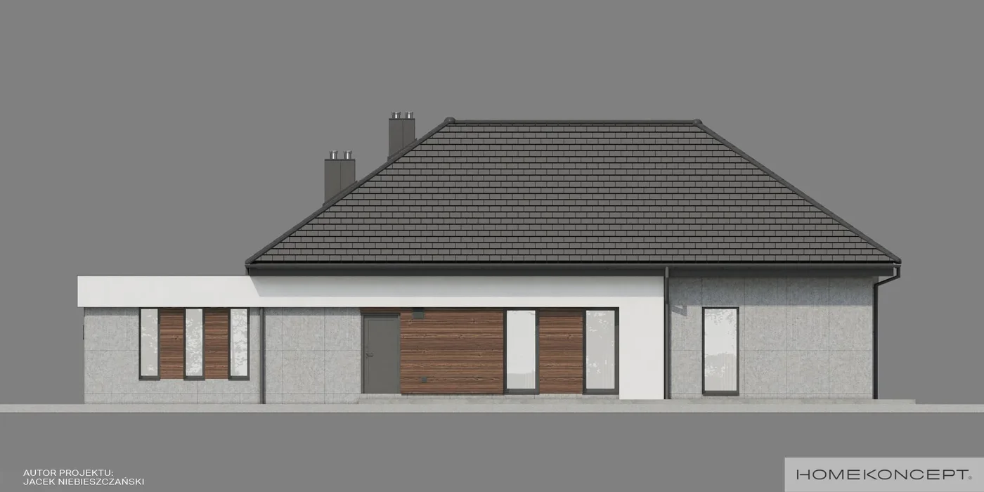 Elewacja boczna prawa