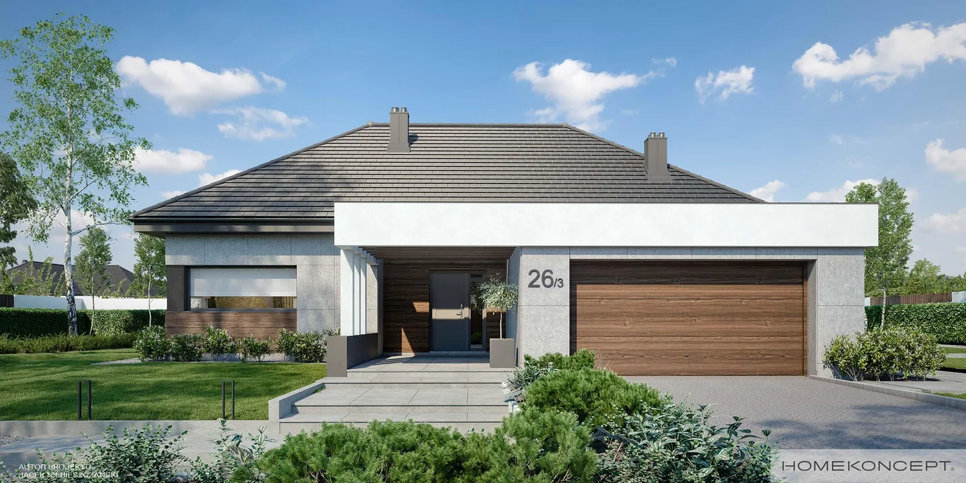 Wizualizacja HOMEKONCEPT 26 wariant 03 - zdjęcie 2