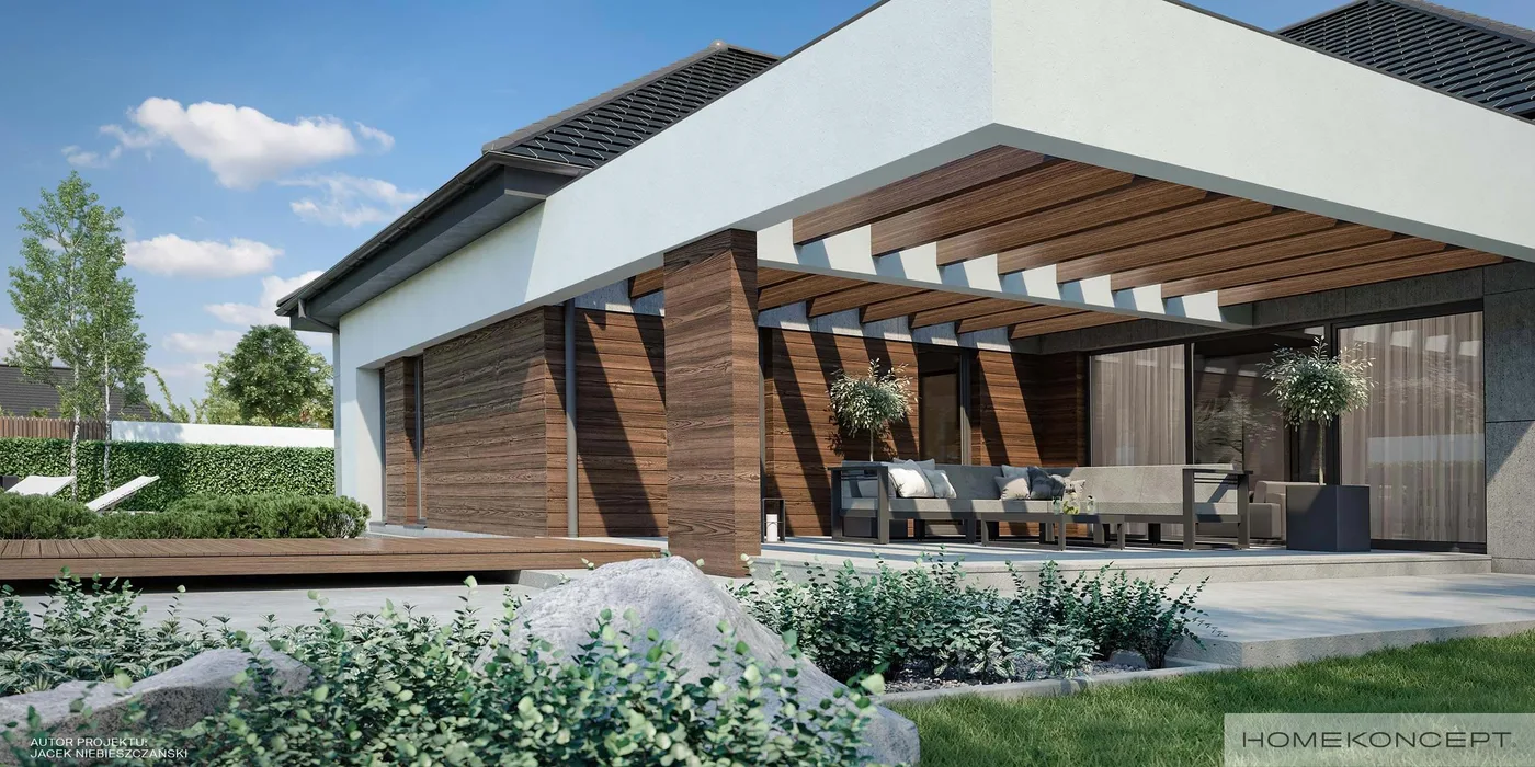 Wizualizacja HOMEKONCEPT 26 wariant 03 - zdjęcie 3