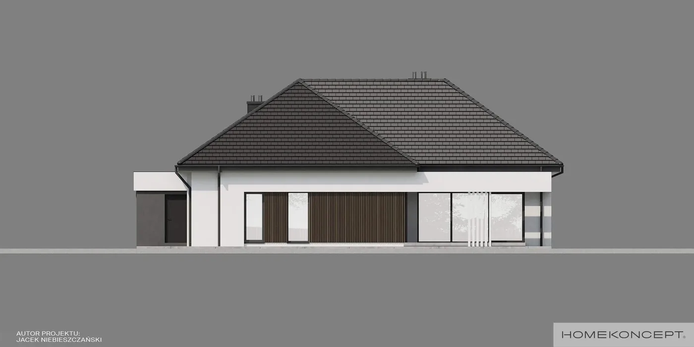 Elewacja boczna lewa