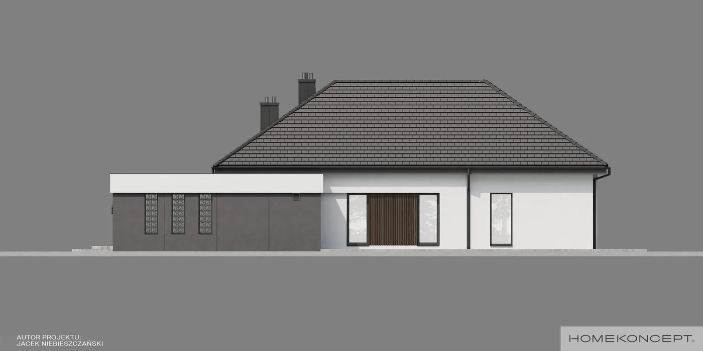 Elewacja boczna prawa