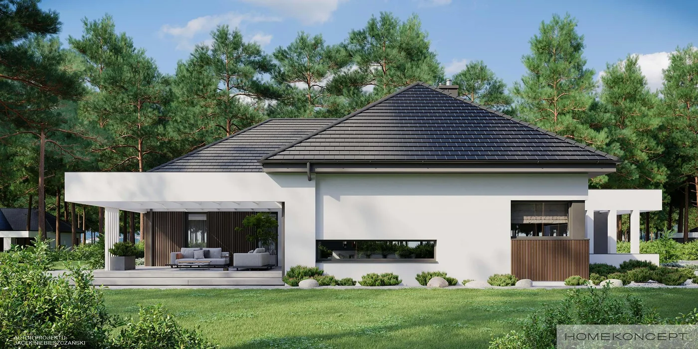 Wizualizacja HOMEKONCEPT 26 wariant 04 - zdjęcie 3