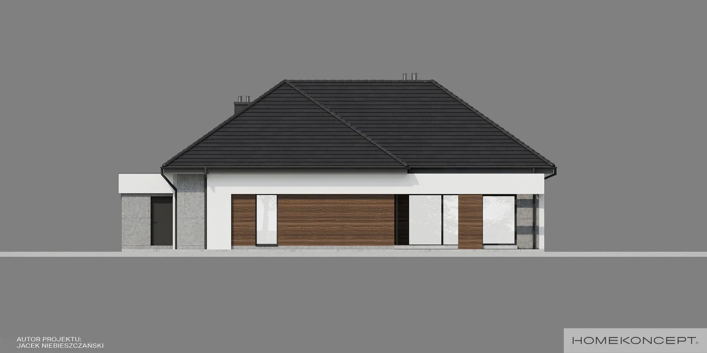 Elewacja boczna lewa