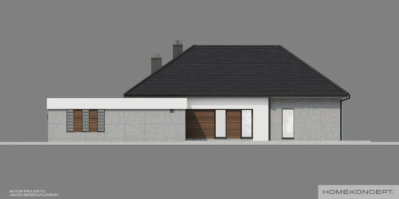 Elewacja boczna prawa