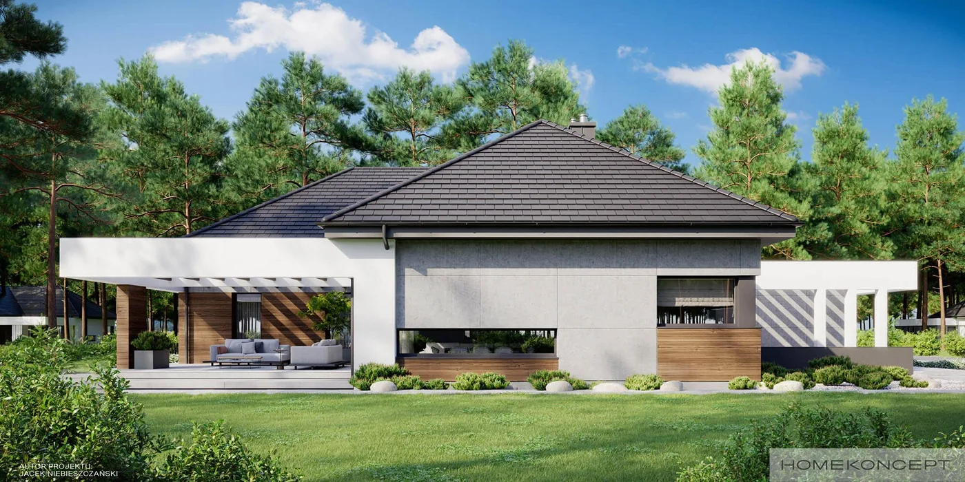 Wizualizacja HOMEKONCEPT 26 wariant 06 - zdjęcie 2