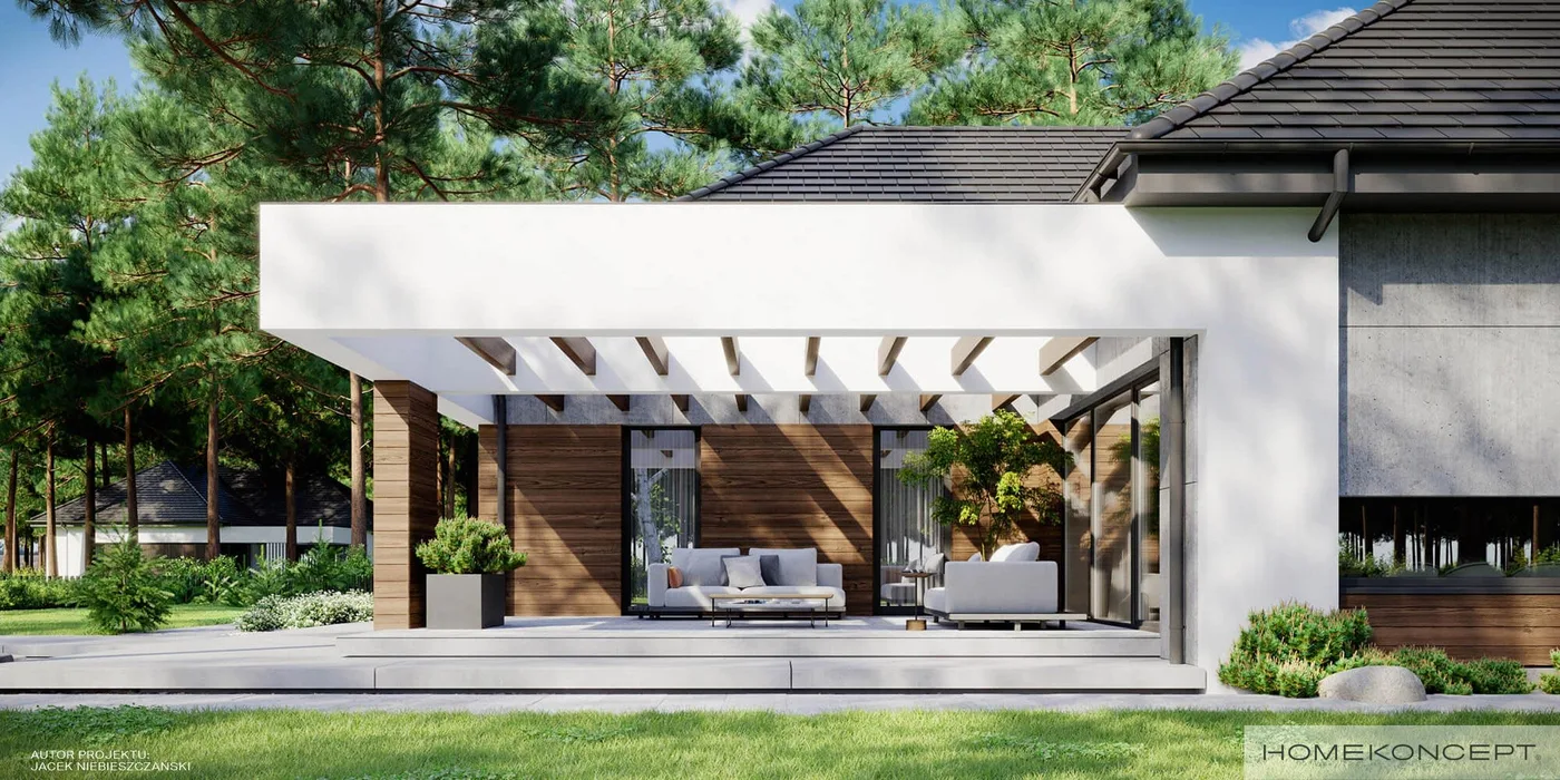 Wizualizacja HOMEKONCEPT 26 wariant 06 - zdjęcie 3