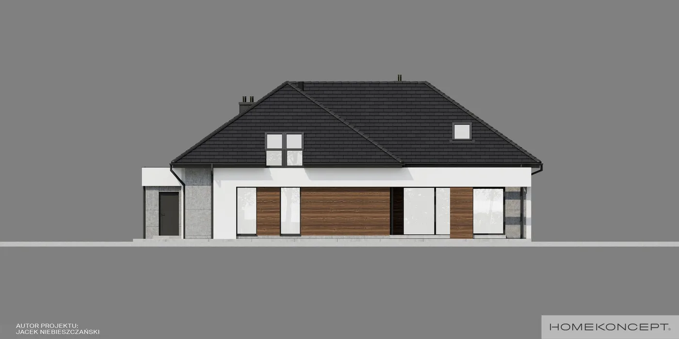 Elewacja boczna lewa