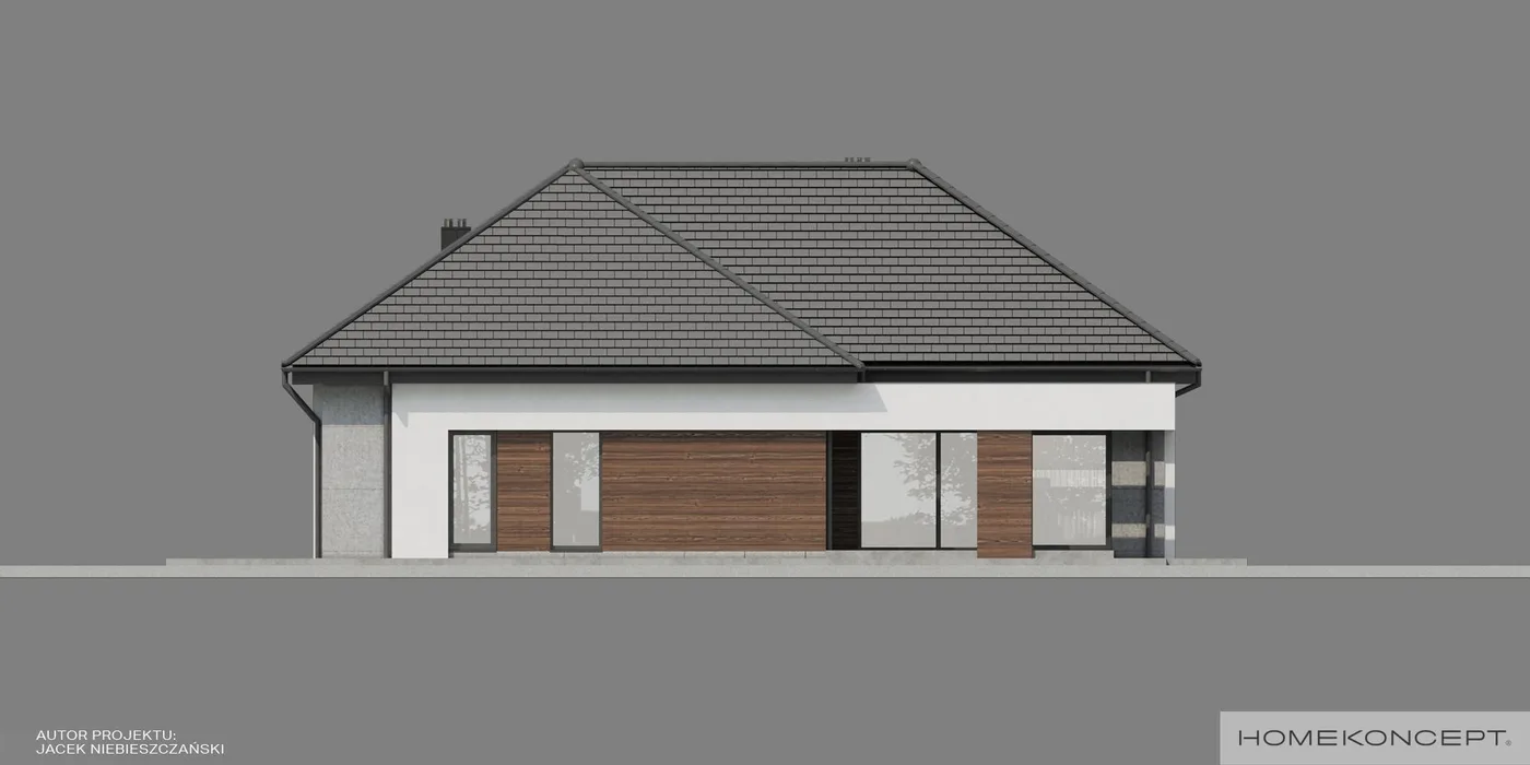 Elewacja boczna lewa