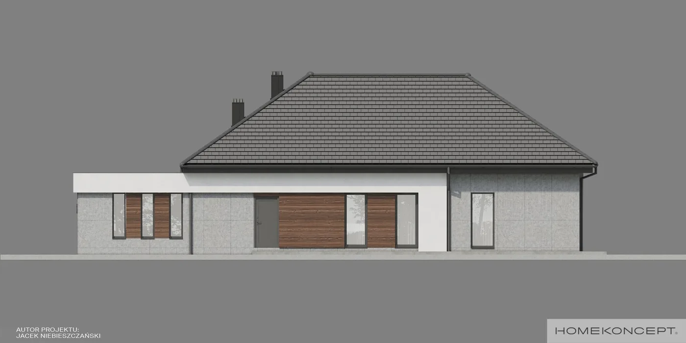 Elewacja boczna prawa