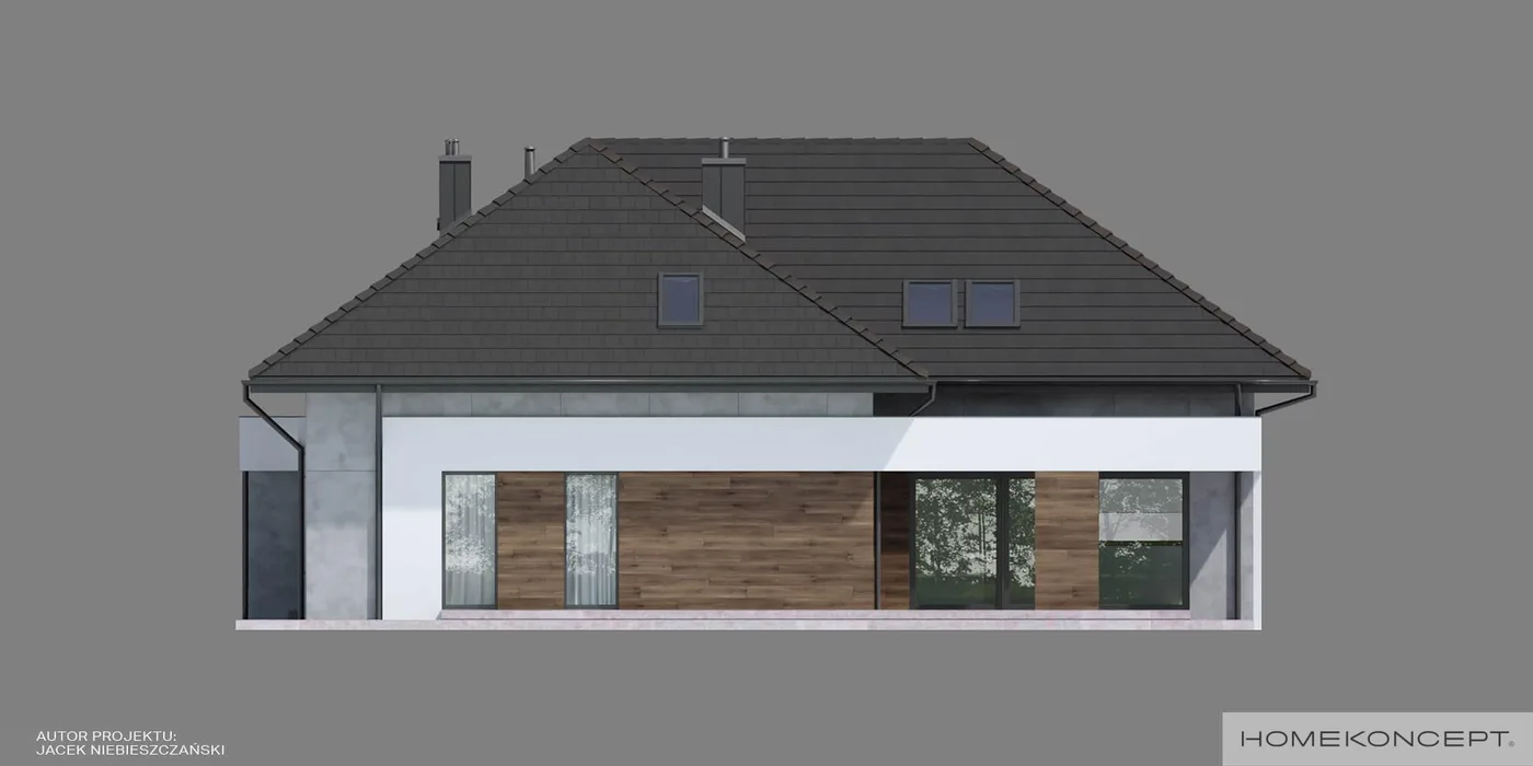 Elewacja boczna lewa