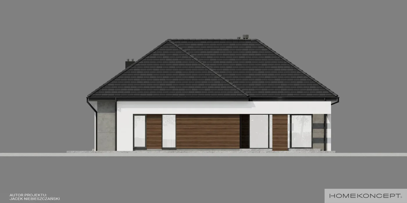 Elewacja boczna lewa