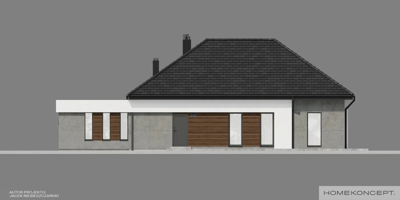 Elewacja boczna prawa