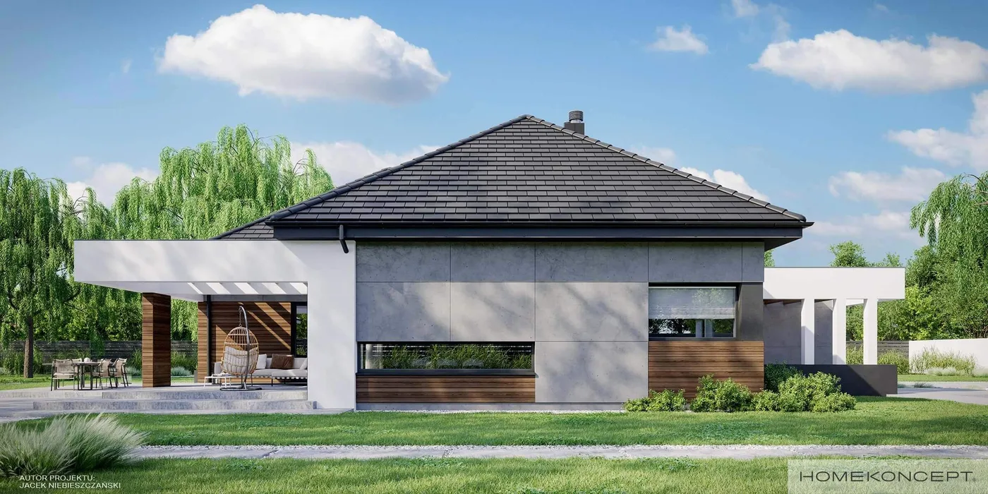 Wizualizacja HOMEKONCEPT 31 wariant 02 - zdjęcie 3