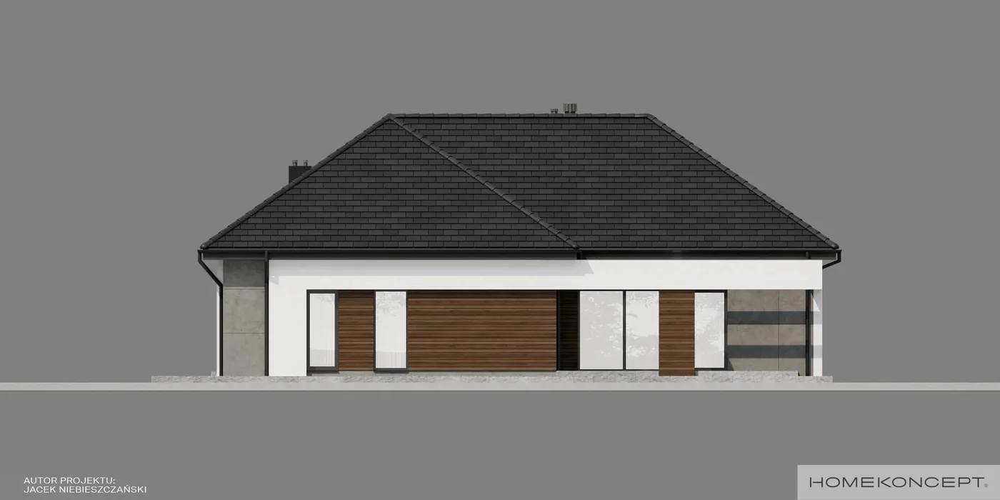 Elewacja boczna lewa