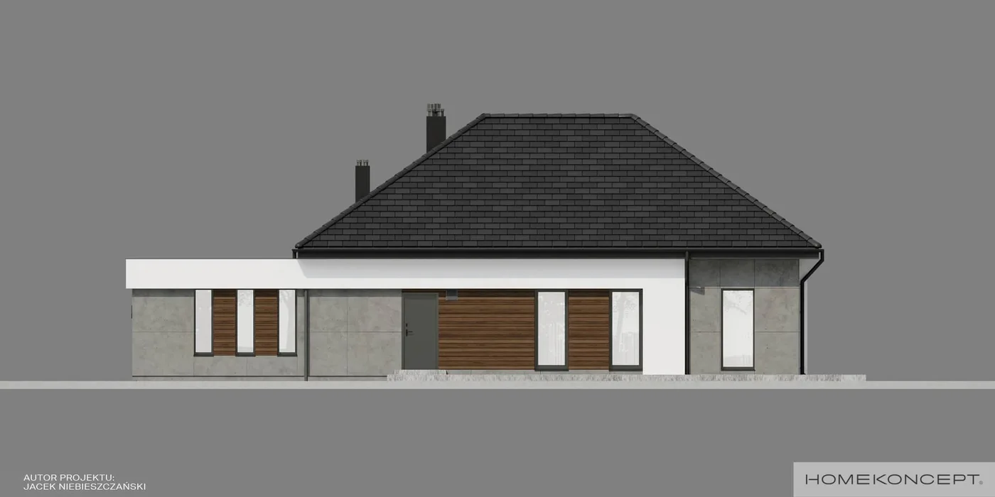 Elewacja boczna prawa