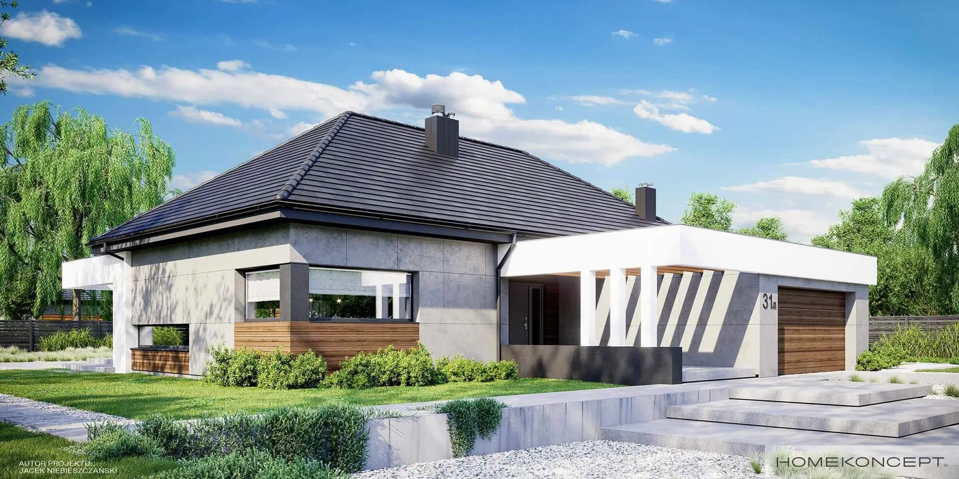 Wizualizacja HOMEKONCEPT 31 wariant 03 - zdjęcie 3