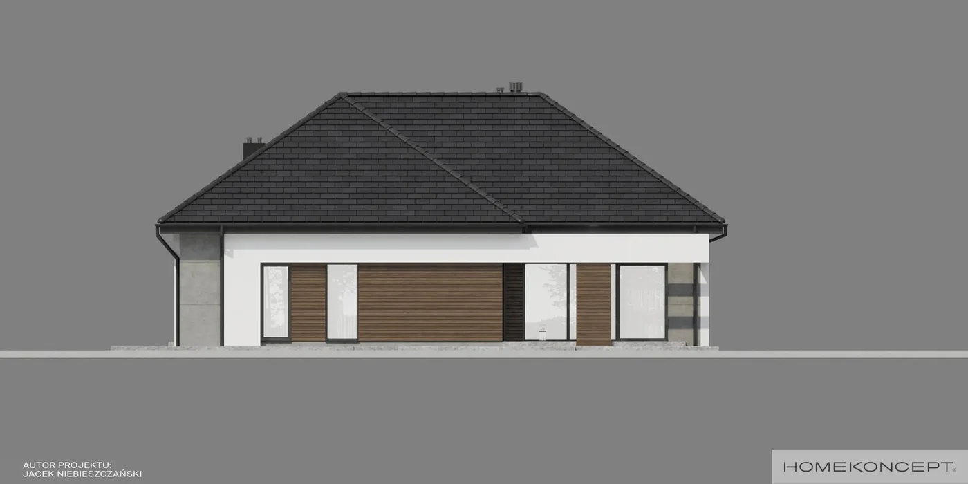 Elewacja boczna lewa