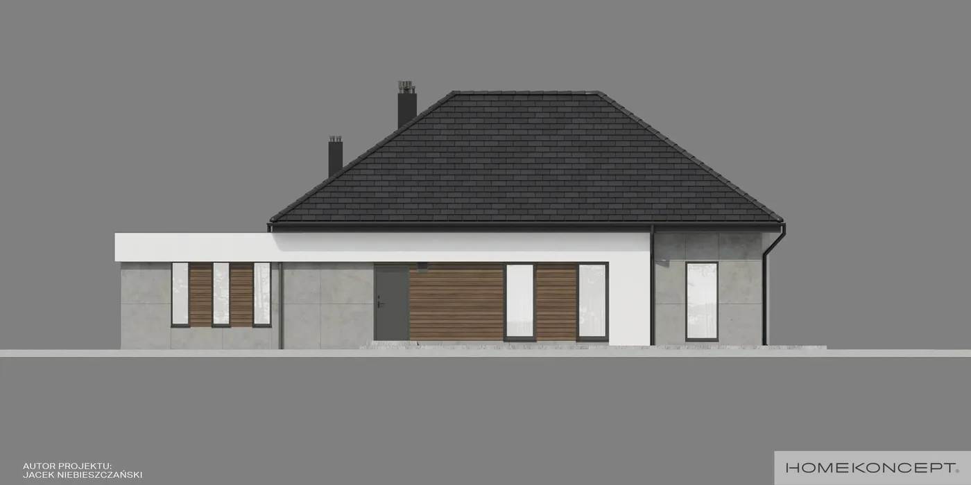 Elewacja boczna prawa