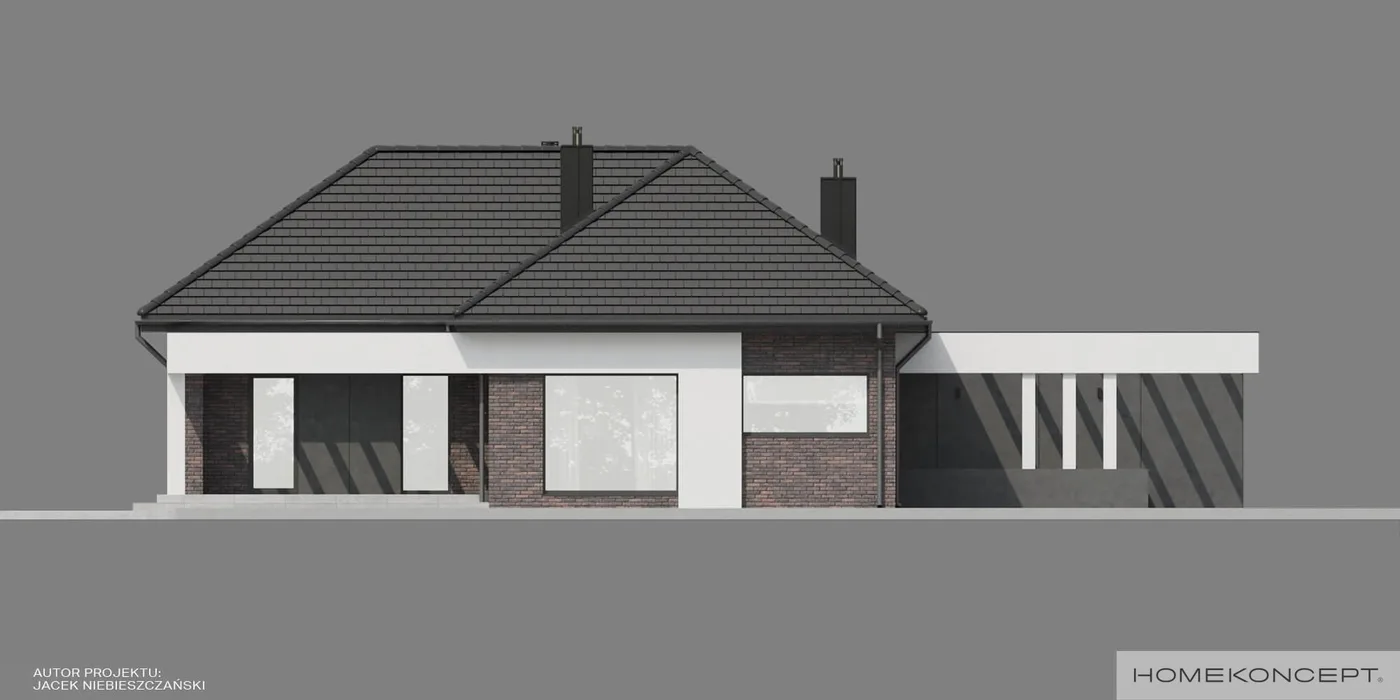 Elewacja boczna prawa